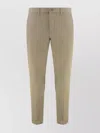 Hugo Boss Versatile Trousers Made From Stretch Fabric In Brown