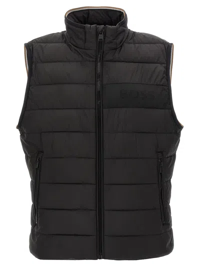 Hugo Boss Vest 100 Grams Gilet In Black