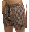 Hugo Boss Logo-label Swim Shorts With Seasonal Pattern