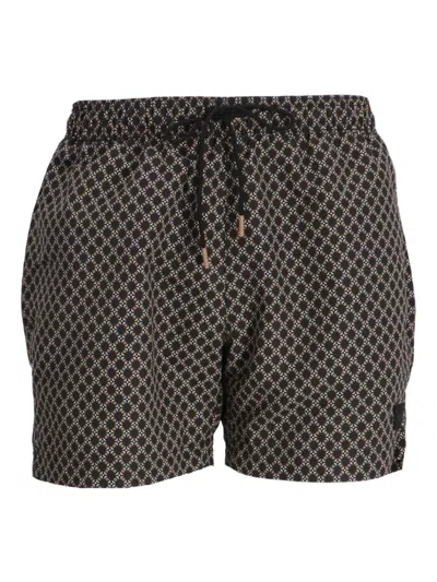 Hugo Boss Vibe Swim Shorts In Schwarz