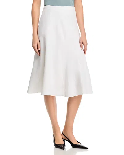 Hugo Boss Vicena Flared Skirt In White