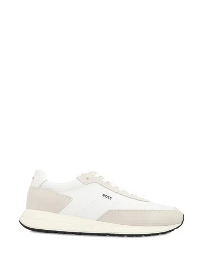 Hugo Boss Vinston Leather Sneakers Low Top Design In White