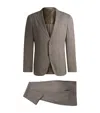 Hugo Boss Virgin Wool 2-piece Suit In Green