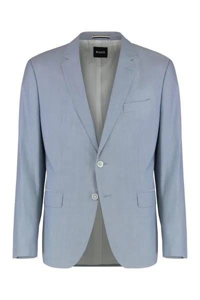 HUGO BOSS VIRGIN WOOL BLEND TWO-PIECES SUIT