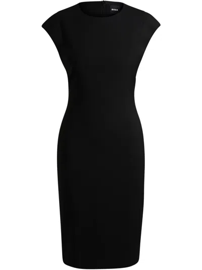 HUGO BOSS VIRGIN-WOOL DRESS