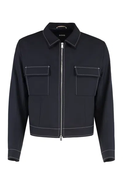 HUGO BOSS VIRGIN WOOL JACKET