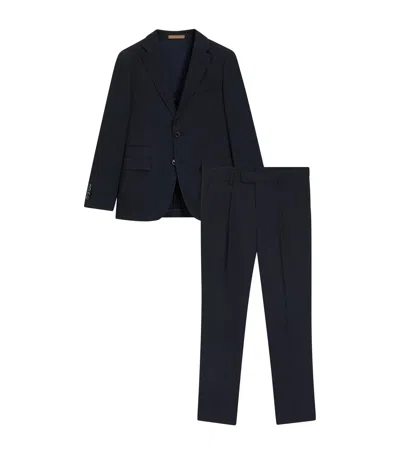 HUGO BOSS VIRGIN WOOL-SILK 2-PIECE SUIT