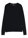Hugo Boss Virgin Wool Sweater In Black