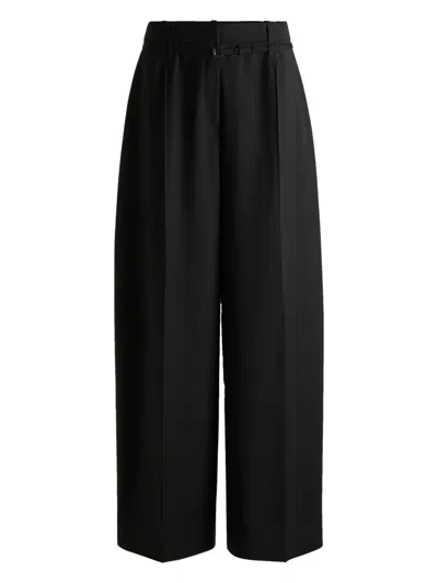HUGO BOSS VIRGIN WOOL TROUSERS