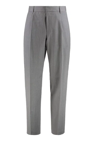HUGO BOSS VIRGIN WOOL TROUSERS