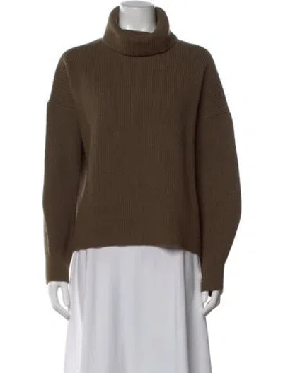 Pre-owned Hugo Boss Virgin Wool Turtleneck Sweater In Multi