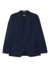 Hugo Boss Two-button Wool Suit In Blue