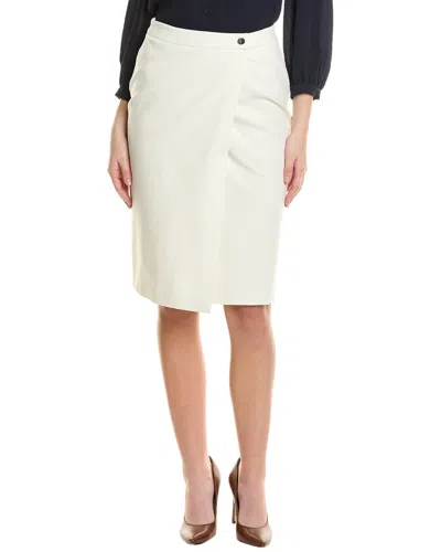 Hugo Boss Vittora Pencil Skirt In White