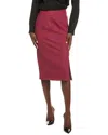 Hugo Boss Vizena Midi Skirt In Nude
