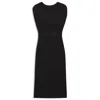 Hugo Boss Waistband-detail Dress In Stretch Jersey In Black