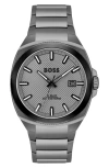 Hugo Boss Boss Walker Bracelet Watch, 41mm In Gray