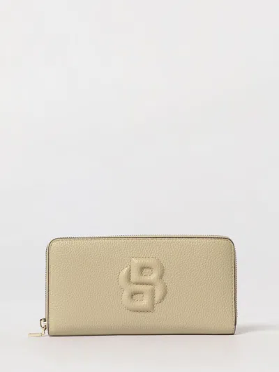 Hugo Boss Wallet Boss Woman Color Ivory In Neutral