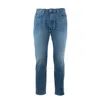 Hugo Boss Washed-effect Jeans, Size 30w-32l In Blue