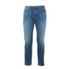 Hugo Boss Washed-effect Jeans, Size 30w-32l In Blue