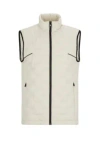 Hugo Boss Water-repellent Gilet With Quilting In White