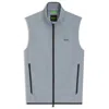 Hugo Boss Water-repellent Golf Vest With Decorative Reflective Details In Gray