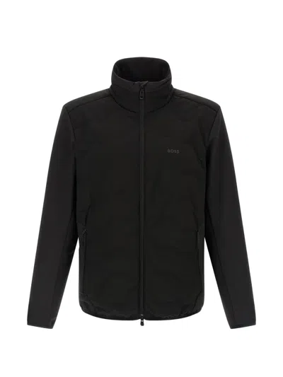 Hugo Boss Lite X Hy Hybrid Performance Jacket In Black