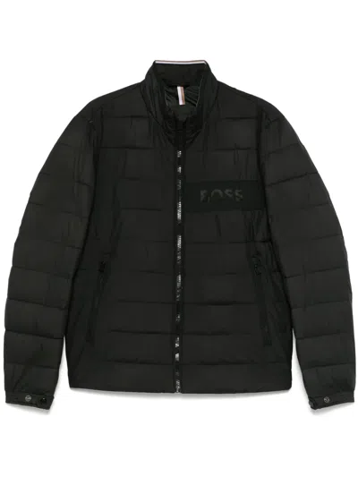 Hugo Boss Water-repellent Jacket In Black