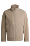 HUGO BOSS WATER-REPELLENT JACKET IN A COTTON BLEND