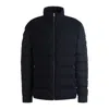 Hugo Boss Water-repellent Jacket In Mixed Materials In Blue