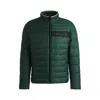 Hugo Boss Water-repellent Jacket With 3d Logo Tape In Green