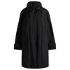 Hugo Boss Water-repellent Jacket With Detachable Fleece Inner In Black
