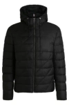 Hugo Boss Water-repellent Jacket With Double B Monogram In Black