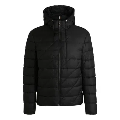Hugo Boss Water-repellent Jacket With Double B Monogram In Black