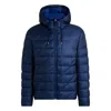 Hugo Boss Water-repellent Jacket With Double B Monogram In Blue