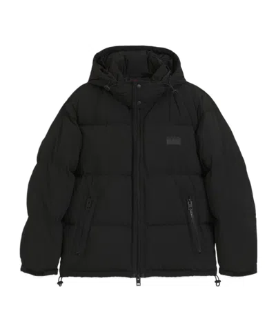 Hugo Boss Water-repellent Jacket With Down Filling In Black