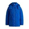 Hugo Boss Water-repellent Jacket With Seasonal Quilting In Blue