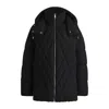 Hugo Boss Water-repellent Jacket With Seasonal Quilting In Black