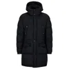 Hugo Boss Water-repellent Padded Jacket With Hood In Black