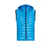 Hugo Boss Water-repellent Regular-fit Gilet With Signature Quilting In Blue