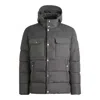 Hugo Boss Water-repellent Regular-fit Jacket In Mixed Materials In Grey