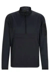 Hugo Boss Water-repellent Regular-fit Windbreaker In Ripstop Fabric In Dark Blue