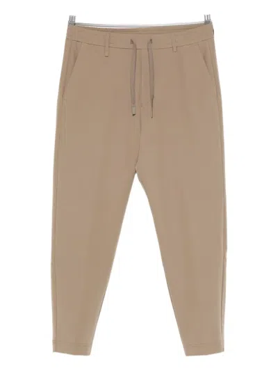 Hugo Boss Water-repellent Trousers In Green