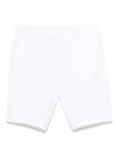 Hugo Boss Water-reppellent Chino Shorts In White