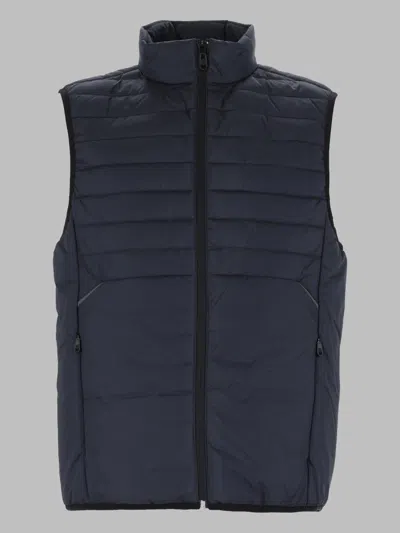 Hugo Boss Water-repellent Gilet In Blue