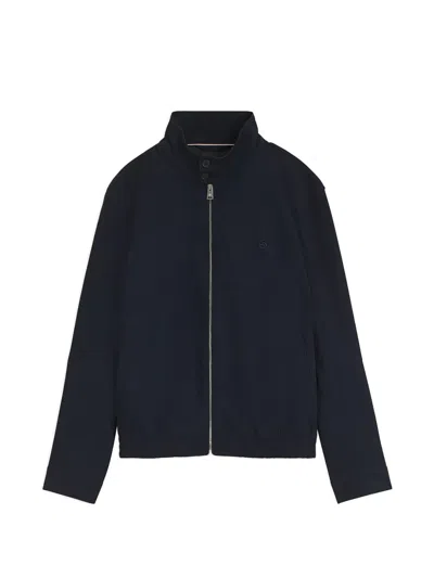 Hugo Boss Water-repellent Jacket In Mercerised Stretch Cotton In Multi