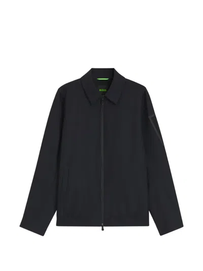 Hugo Boss Water-repellent Jacket In Stretch Material In Yellow