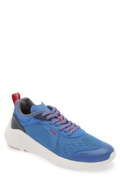 Hugo Boss Wayne Running Shoe In Open Blue