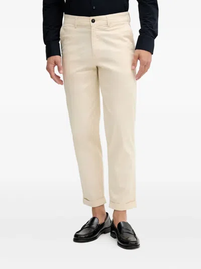 Hugo Boss Welt-pockets Trousers In White