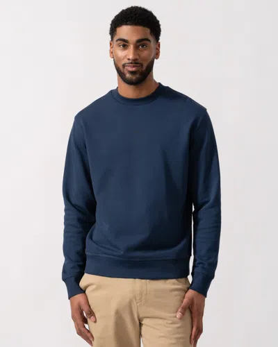 Hugo Boss Wesmall Crew Sweatshirt In Blue
