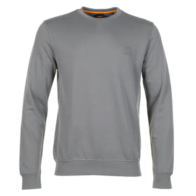 Hugo Boss Westart Sweatshirt 062 Open Grey In Gray